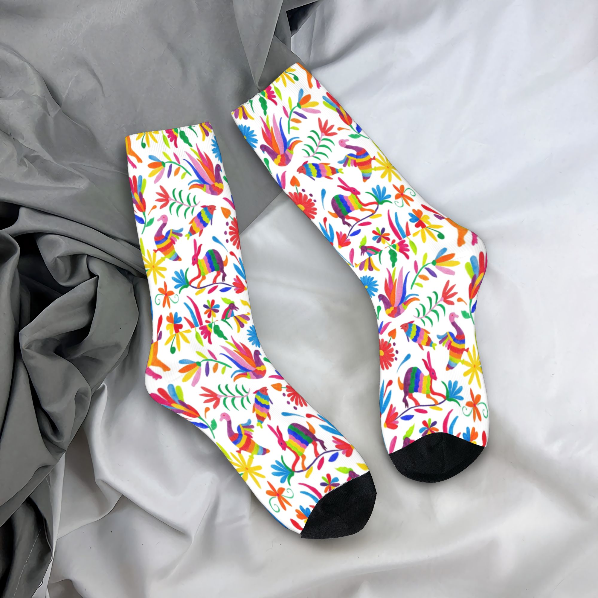Dress Sock Men - Calcetines personalizados con arte folclórico mexicano