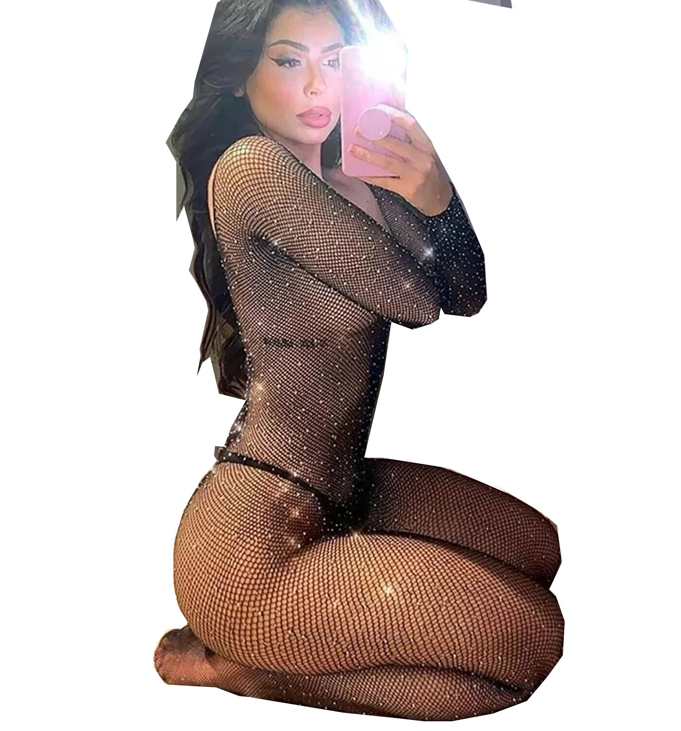 Lencería erótica sexy de talla - Fishnet Stocking Women reseña y precio
