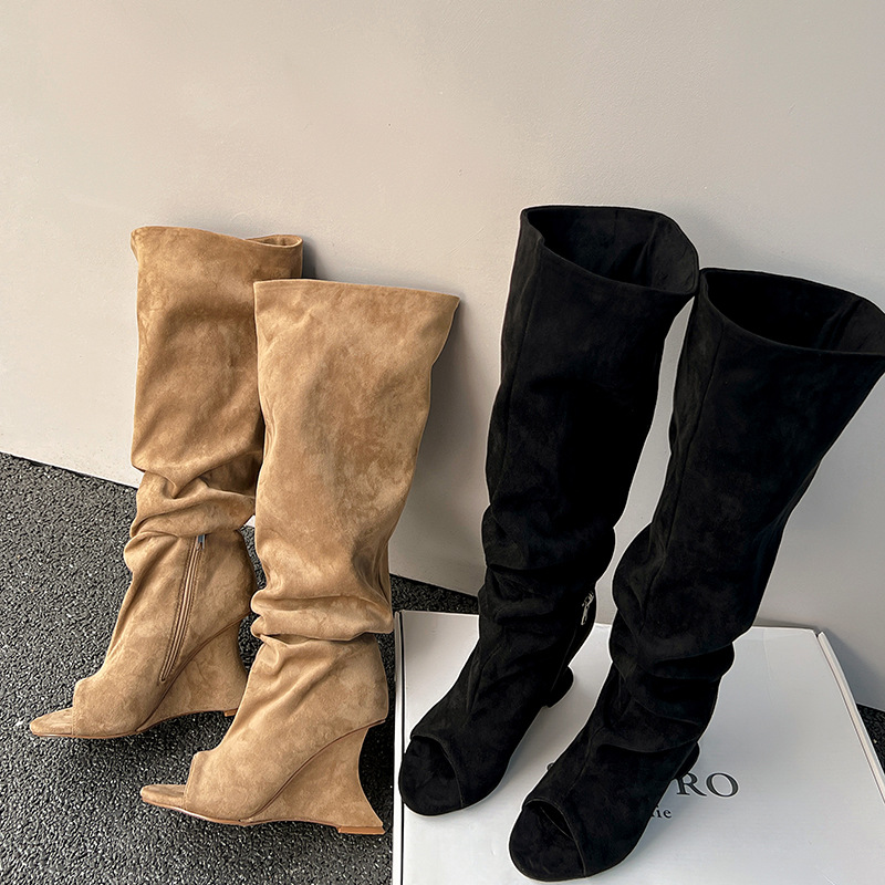 AIYKAZYSDL extraño Tacón de Cu - Boot Sock Slouchy reseña y precio